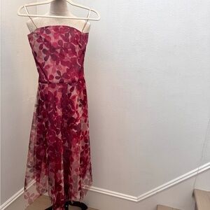 BCBGMaxAzria Pink Lined Dress with Branded Label